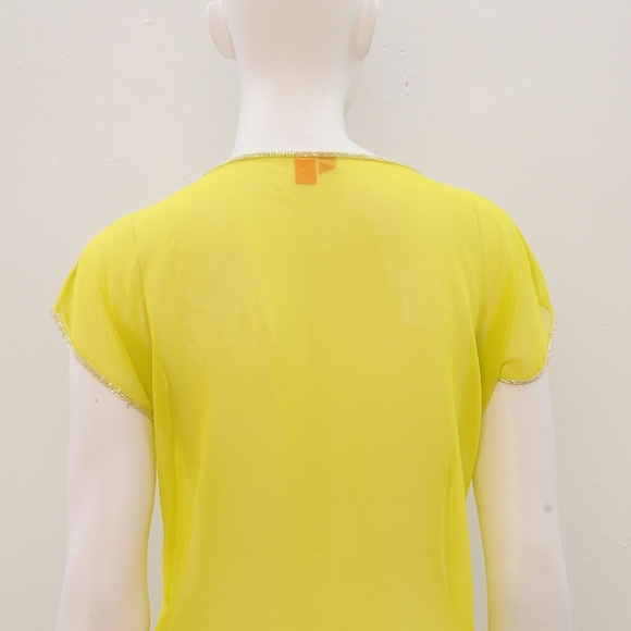 CHIFFON & SEQUIN TEE - Picture 2 of 3